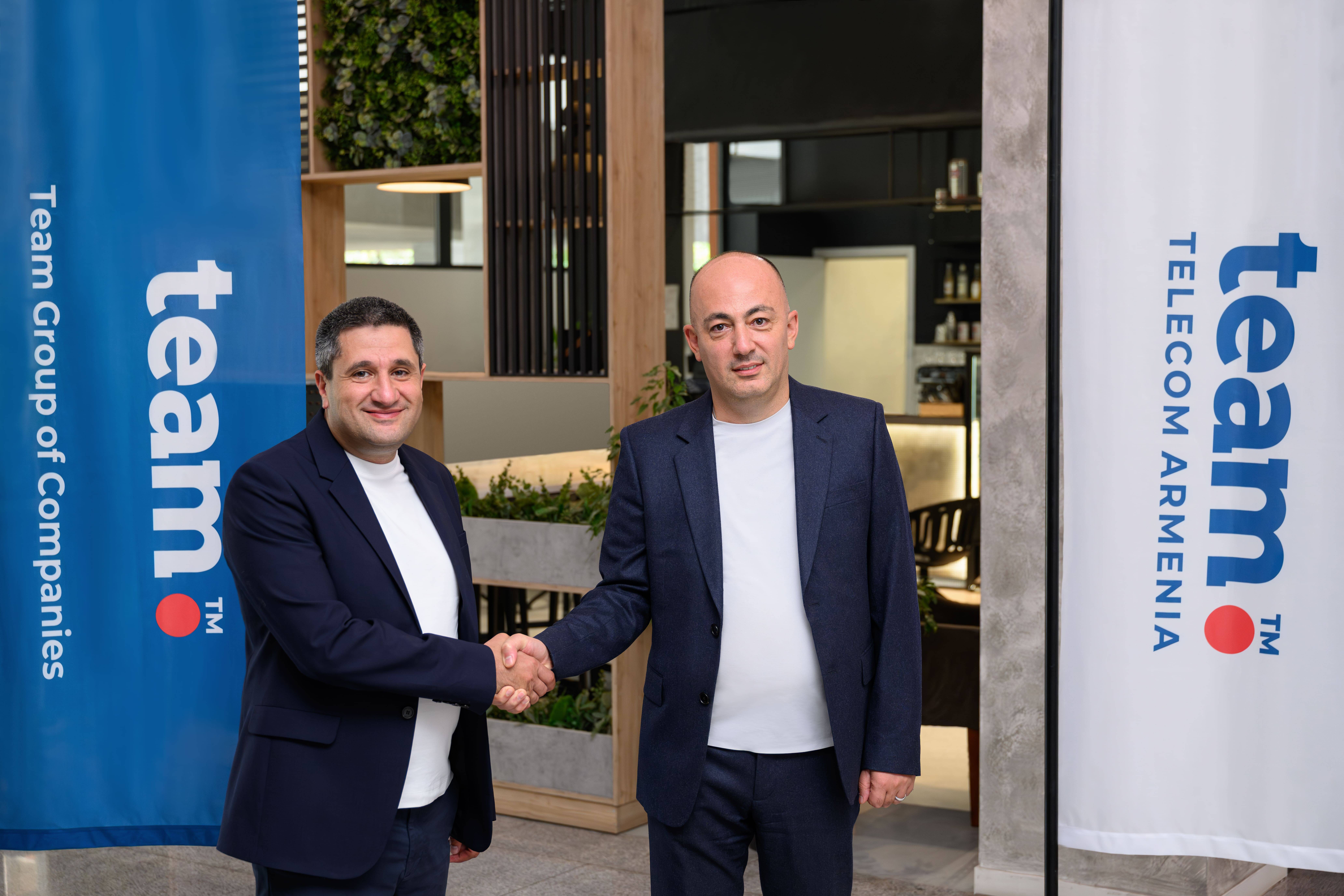 Арам Барсегян назначен генеральным директором Team Telecom Armenia, Айк Есаян возглавит группу компаний Team