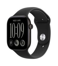Apple Watch Series 12 GPS 42mm Case with Black Sport Band S/M