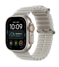 Apple Watch Ultra 4 GPS + Cellular 49mm Natural Titanium Case with Desert Alpine Loop - S
